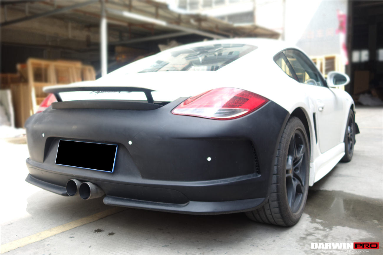2009-2012 Porsche Cayman 987.2 GT3 Style Rear Bumper - DarwinPRO Aerodynamics