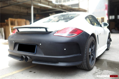 2009-2012 Porsche Cayman 987.2 GT3 Style Rear Bumper - DarwinPRO Aerodynamics