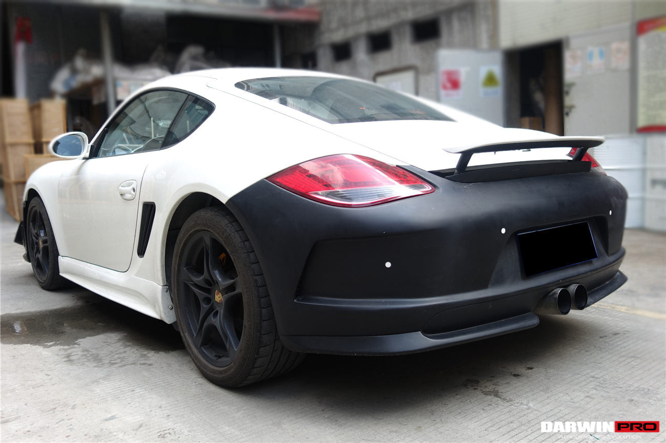 2009-2012 Porsche Cayman 987.2 GT3 Style Rear Bumper - DarwinPRO Aerodynamics