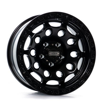 AXE WHEELS CHAOS SATIN BLACK 17x9 ET0 6x139 (Square Set of 4)