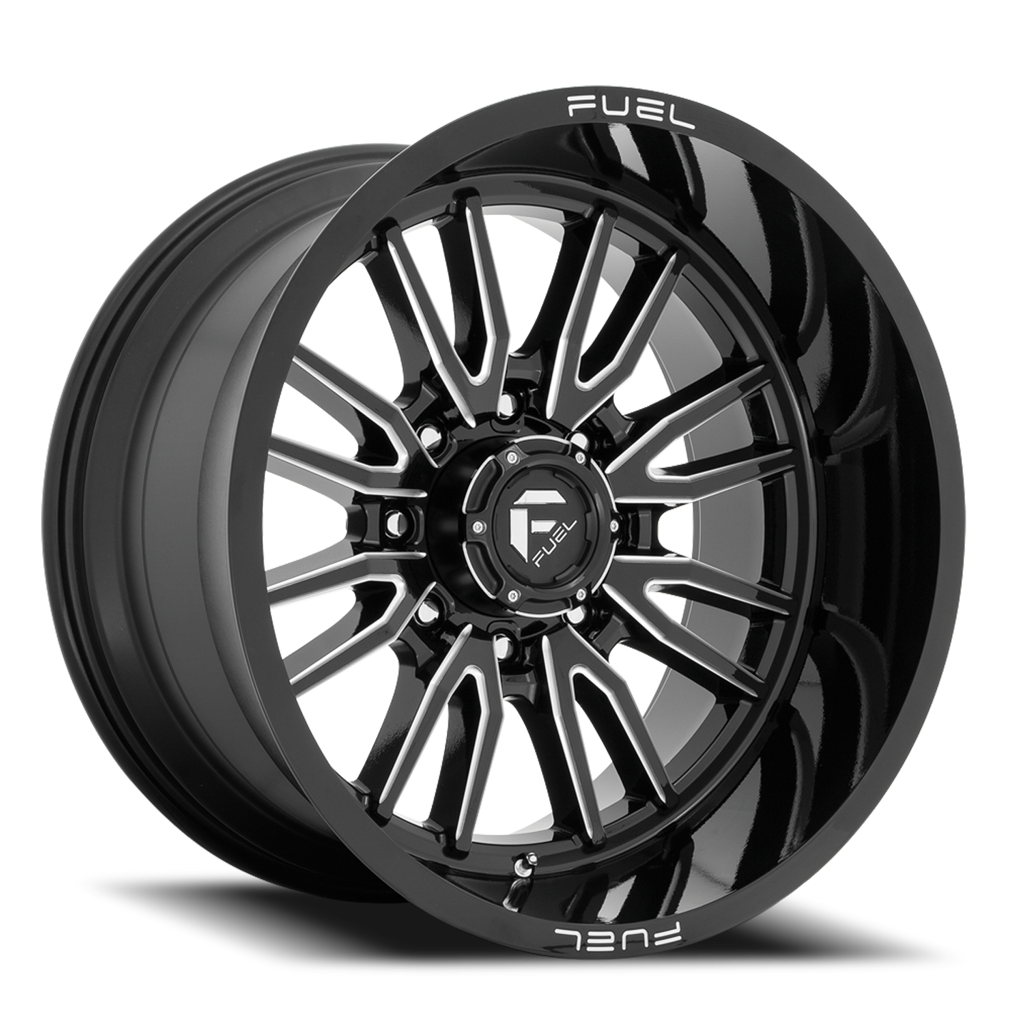 Fuel Off-Road Clash 8 D761 22x12 -44 8x180mm 124.3mm Gloss Black Milled