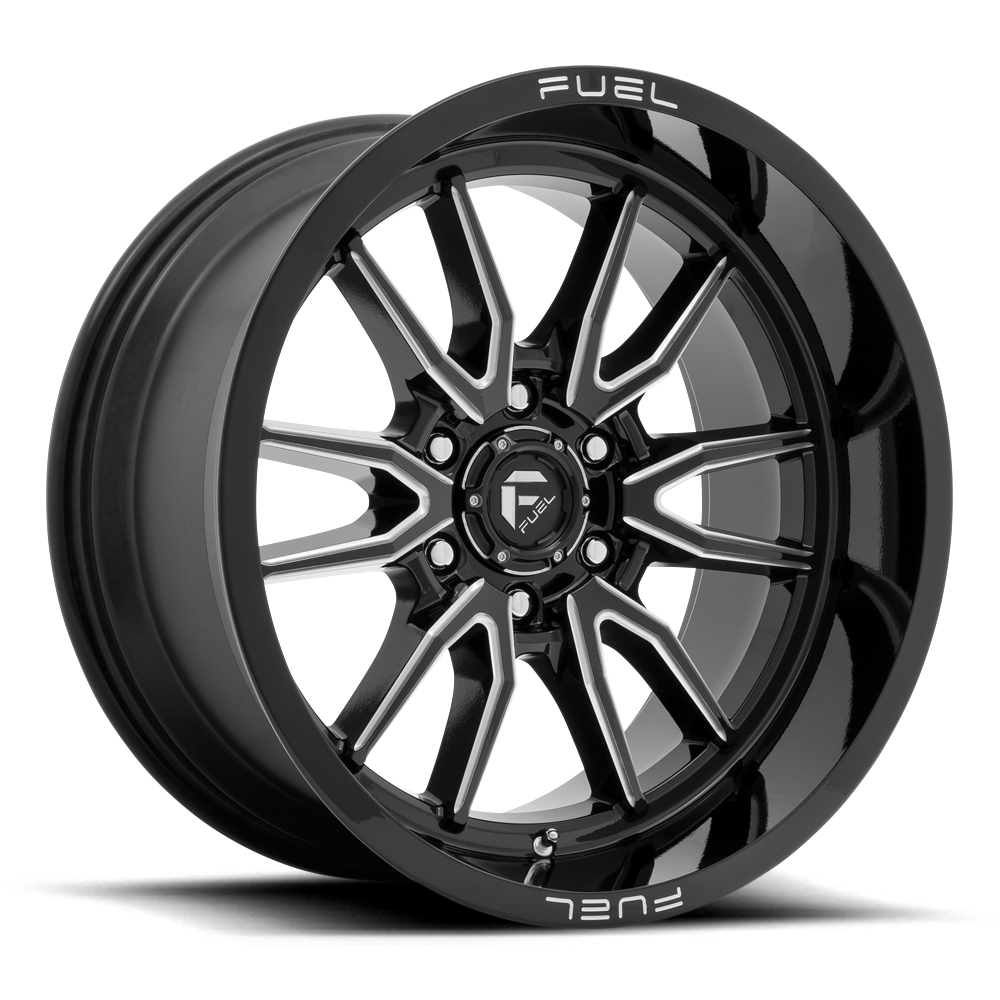 Fuel Off-Road Clash 6 D761 17x9 +1 6x120mm 67.06mm Gloss Black Milled