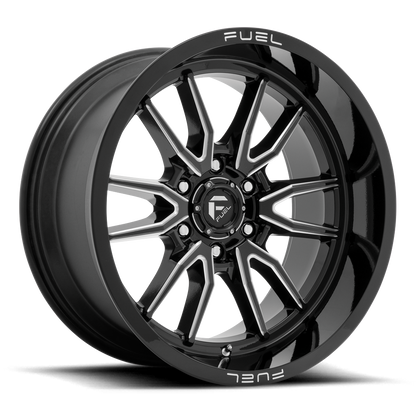 Fuel Off-Road Clash 6 D761 20x9 +1 6x135mm 87.1mm Gloss Black Milled