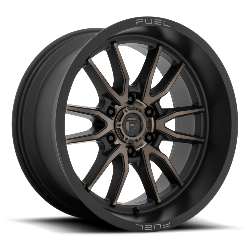 Fuel Off-Road Clash 6 D762 18x9 -12 6x135mm 87.1mm Matte Black Double Dark Tint