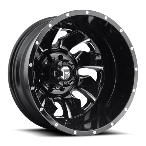 Fuel Off-Road Cleaver Dually D574 20x8.3 +105 8x165.1mm 121.5mm Gloss Black Milled