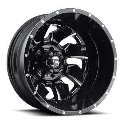 Fuel Off-Road Cleaver Dually D574 20x8.3 +105 8x165.1mm 121.5mm Gloss Black Milled