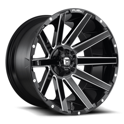 Fuel Off-Road Contra D616 20x9 +2 6x135/6x139.7mm 106.1mm Matte Black Milled
