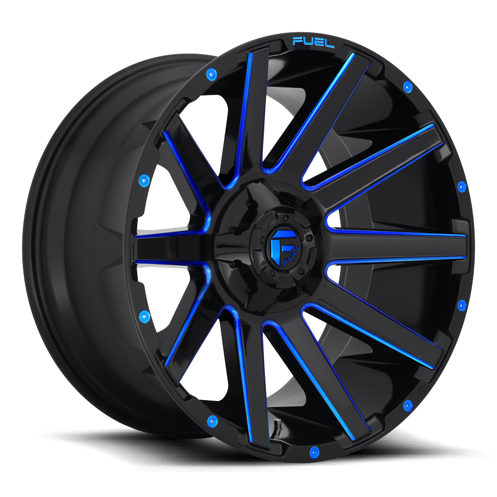 Fuel Off-Road Contra D644 20x10 -18 5x139.7/5x150mm 110.3mm Gloss Blue Milled