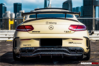 2015-2021 Mercedes Benz C-Class W205 Coupe Dp Style Trunk Spoiler - Carbonado