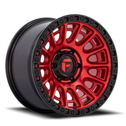 Fuel Off-Road Cycle D834 17x9 +1 5x127mm 71.5mm Candy Red Black Ring