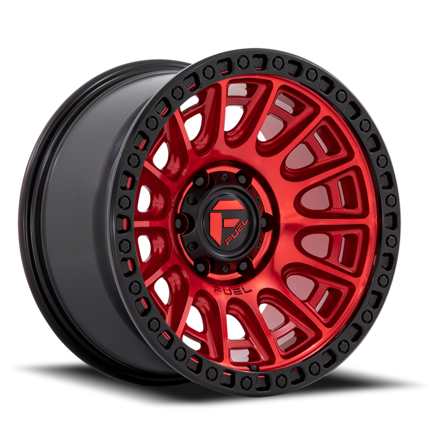 Fuel Off-Road Cycle D834 17x9 -12 5x127mm 71.5mm Candy Red Black Ring