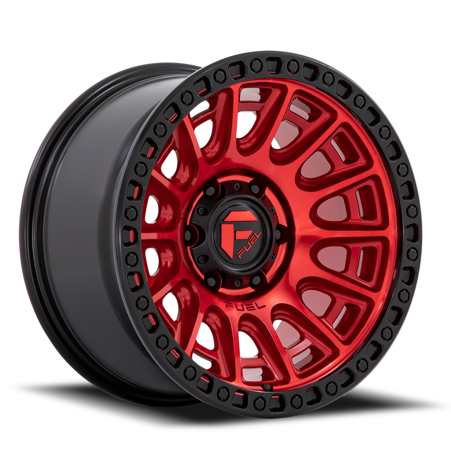 Fuel Off-Road Cycle D834 17x9 -12 5x127mm 71.5mm Candy Red Black Ring