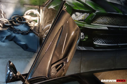 2011-2016 Lamborghini Aventador LP700 Coupe Carbon Fiber Inner Door Panels - DarwinPRO Aerodynamics