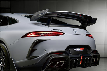 DarwinPRO 2019-2024 Mercedes Benz AMG GT50 GT53 GT43 GT63 GT63S 4Door Coupe X290 IMP Performance Ver.2 Part Carbon Fiber Rear Bumper - DarwinPRO Aerodynamics