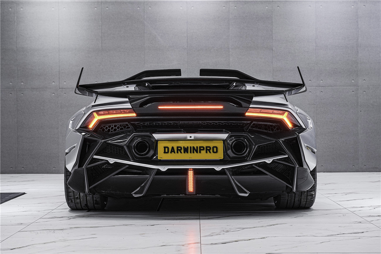 DarwinPRO 2015-2019 Lamborghini Huracan LP610 & LP580 BKSSII Style Rear Bumper - DarwinPRO Aerodynamics