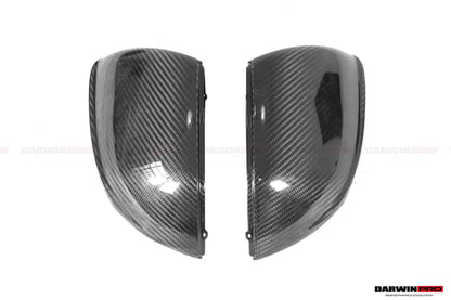 2018-2025 Lamborghini URUS Convert 2023 Performante Dry Carbon Fiber Mirror Housing with BSA holes Replacement - DarwinPRO Aerodynamics