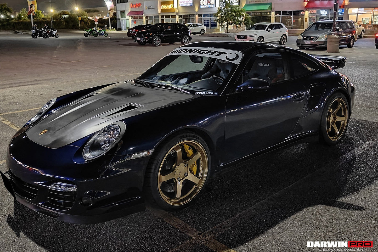 DarwinPRO 2005-2012 Porsche 911 997 Carrera & S & 4S & Turbo & 06-12 Cayman 987 GT2RS Style Hood - DarwinPRO Aerodynamics