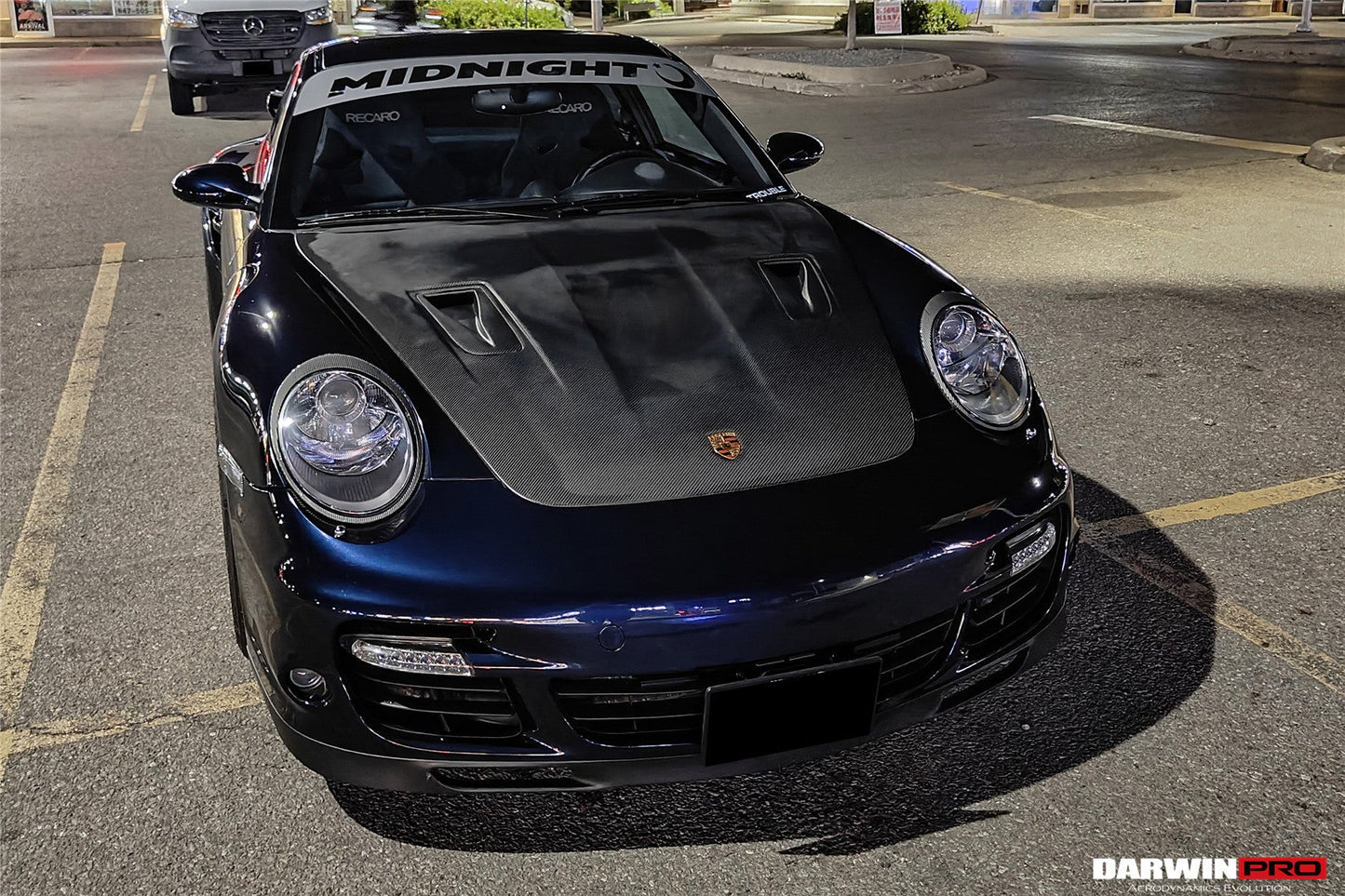 DarwinPRO 2005-2012 Porsche 911 997 Carrera & S & 4S & Turbo & 06-12 Cayman 987 GT2RS Style Hood - DarwinPRO Aerodynamics