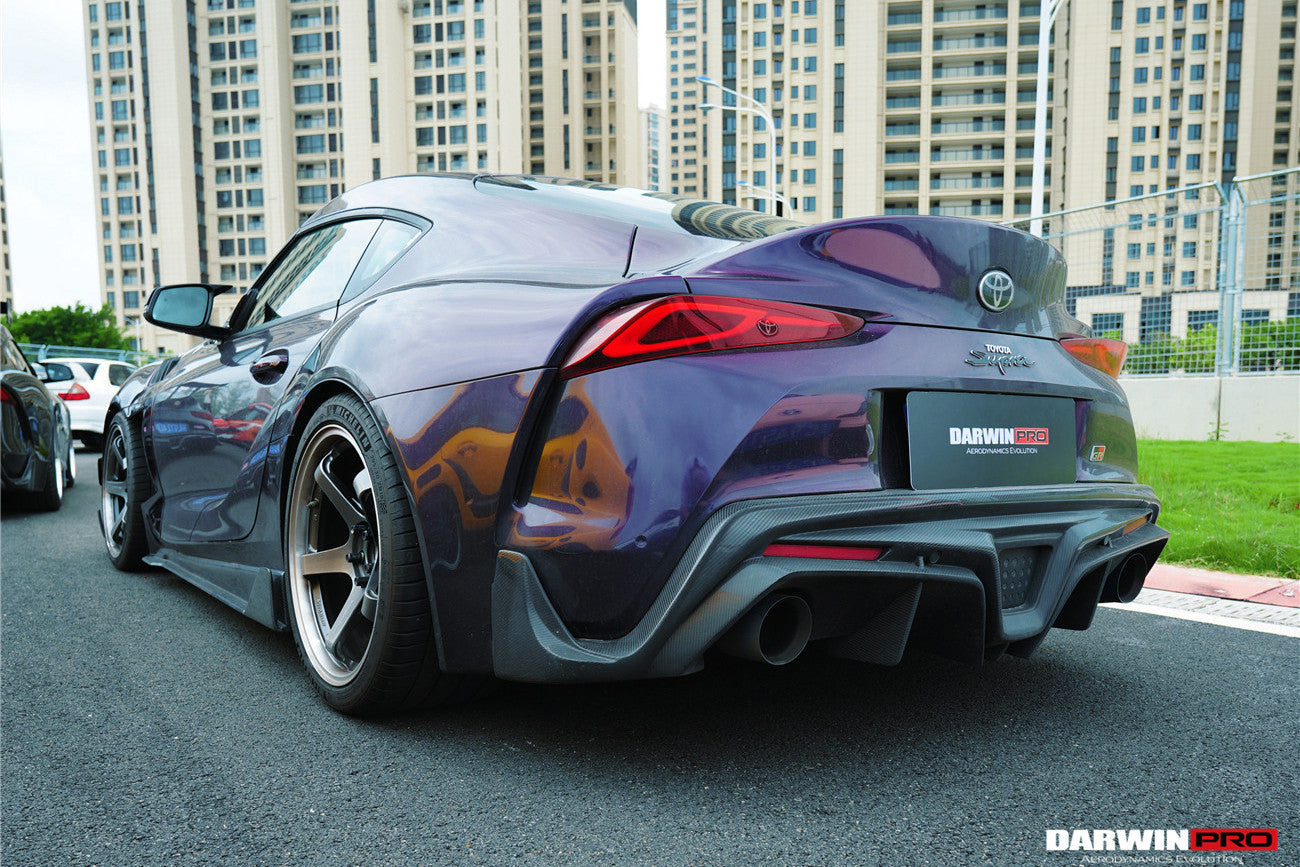 2019-UP Toyota GR Supra (J29/DB) A90 A91 BKSS Style Carbon Fiber Side Skirts - DarwinPRO Aerodynamics