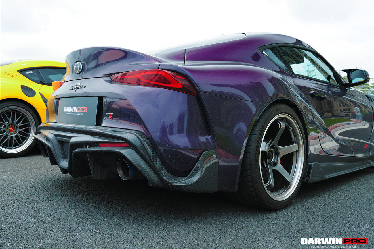 2019-UP Toyota GR Supra (J29/DB) A90 A91 BKSS Style Carbon Fiber Rear Diffuser Lip - DarwinPRO Aerodynamics