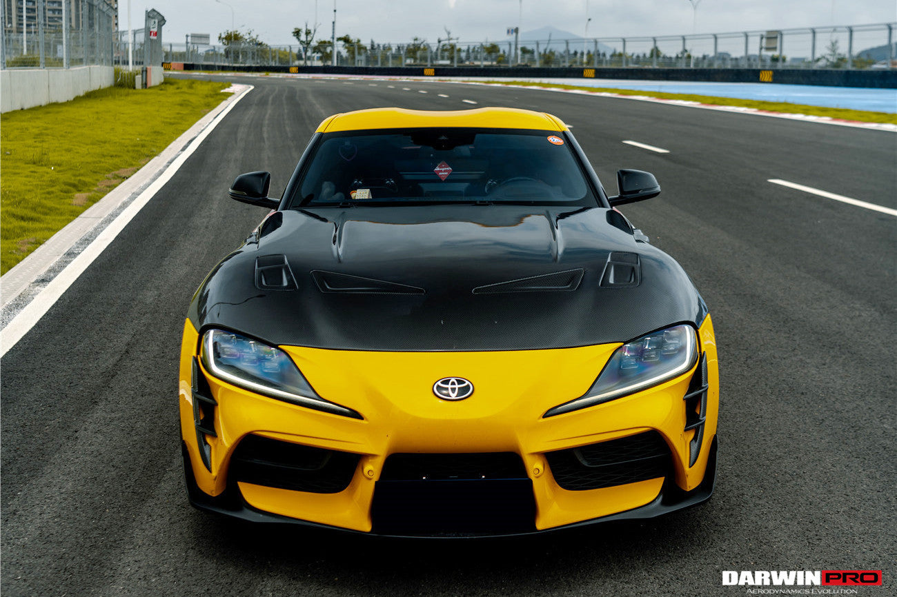 2019-UP Toyota GR Supra (J29/DB) A90 A91 BKSS Style Carbon Fiber Hood - DarwinPRO Aerodynamics
