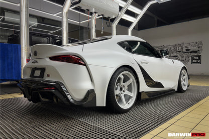 2019-UP Toyota GR Supra (J29/DB) A90 A91 BKSS Style Carbon Fiber Side Skirts - DarwinPRO Aerodynamics