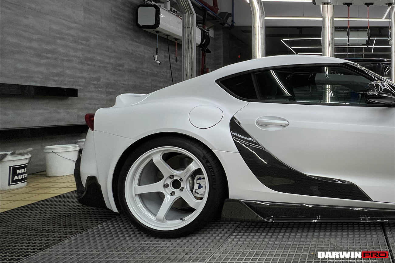 2019-UP Toyota GR Supra (J29/DB) A90 A91 BKSS Style Carbon Fiber Side Skirts - DarwinPRO Aerodynamics