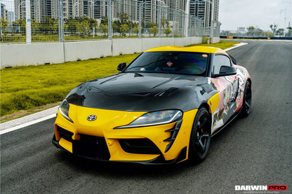 2019-UP Toyota GR Supra (J29/DB) A90 A91 BKSS Style Carbon Fiber Hood - DarwinPRO Aerodynamics