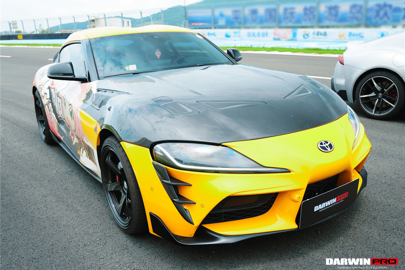 2019-UP Toyota GR Supra (J29/DB) A90 A91 BKSS Style Carbon Fiber Front Bumper Vents - DarwinPRO Aerodynamics