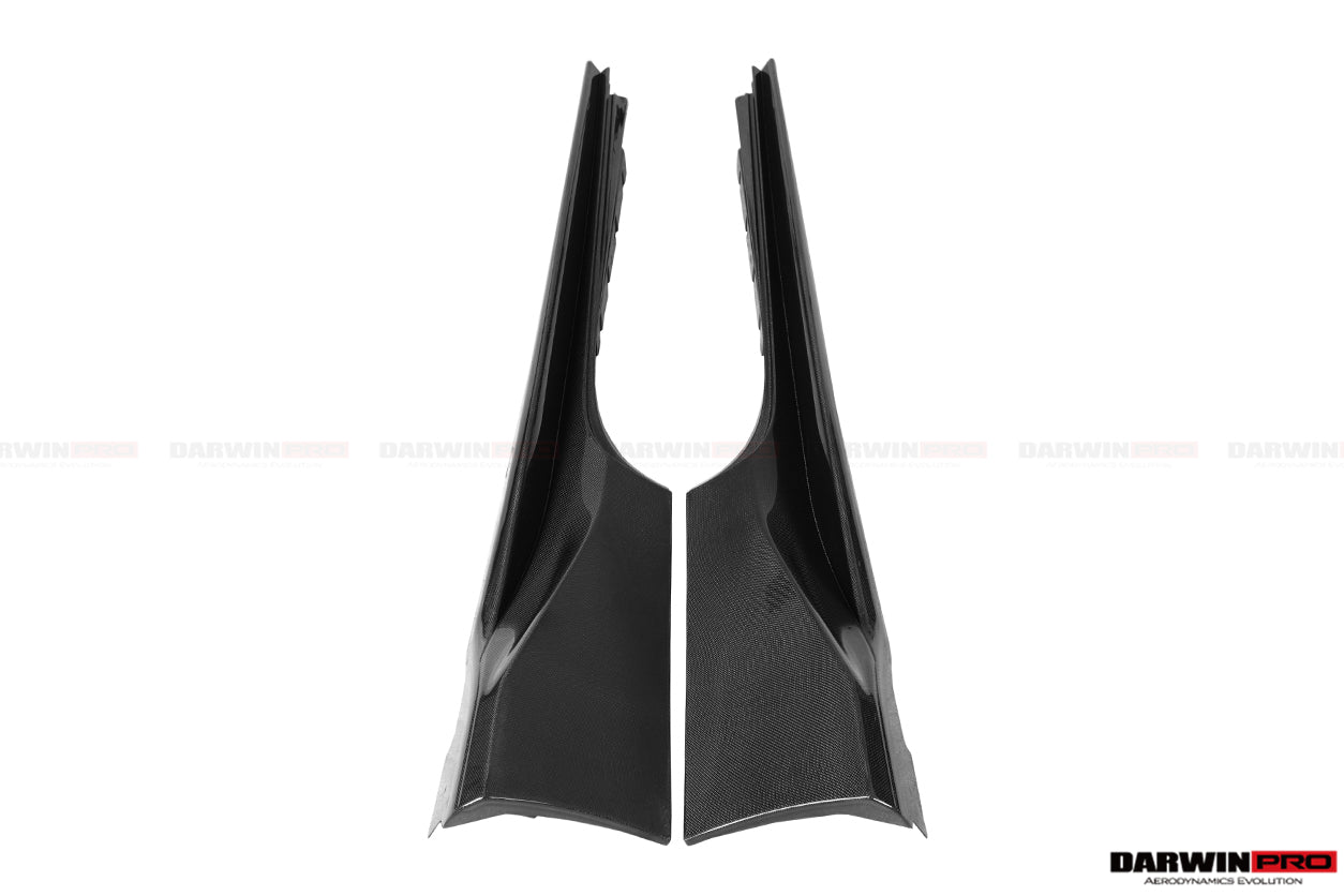 2015-2020 Ferrari 488 GTB | Spider Pista Style Carbon Fiber Side Skirts - DarwinPRO Aerodynamics