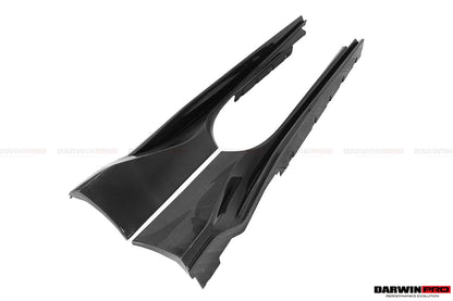 2015-2020 Ferrari 488 GTB | Spider Pista Style Carbon Fiber Side Skirts - DarwinPRO Aerodynamics