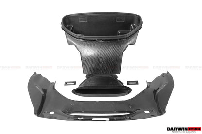 2015-2020 Ferrari 488 GTB | Spider Pista Style Carbon Fiber Front Bumper Set with Hood - DarwinPRO Aerodynamics