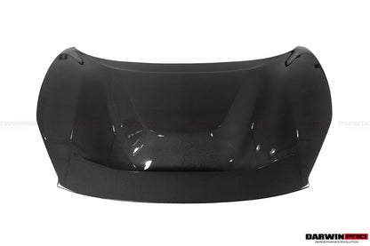 2015-2020 Ferrari 488 GTB | Spider Pista Style Carbon Fiber Front Bumper Set with Hood - DarwinPRO Aerodynamics