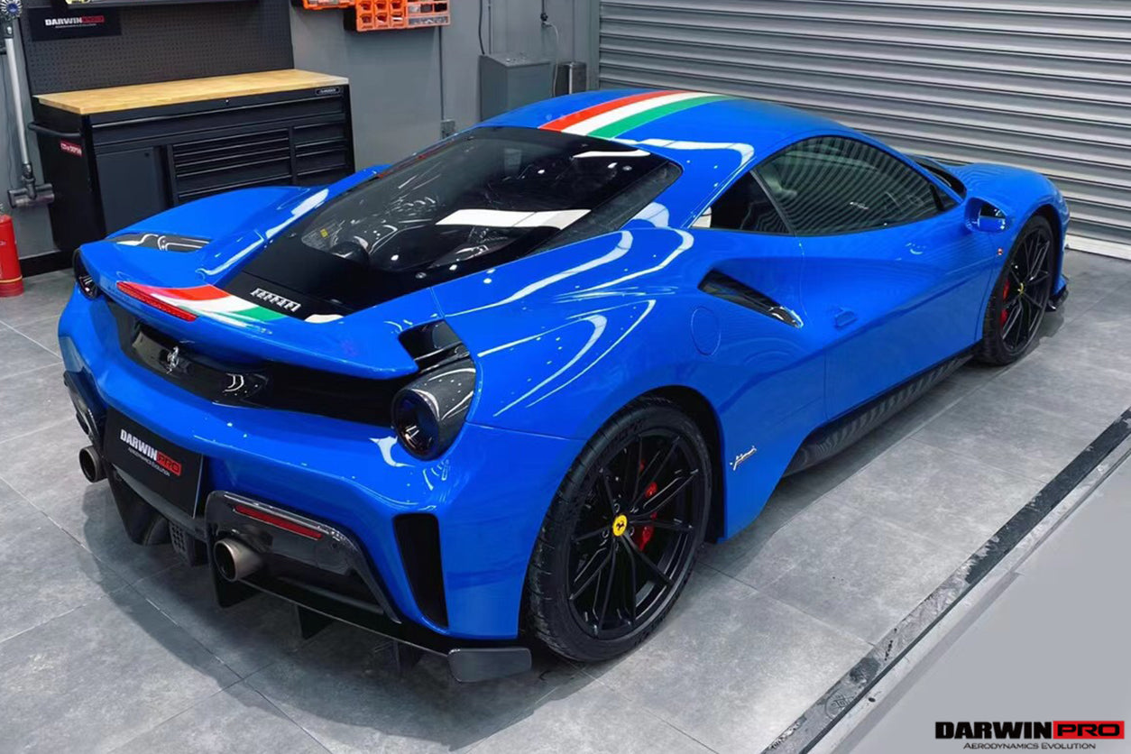 2018-2020 Ferrari 488 Pista Rear Bumper With Upper Shell (Not including Diffuser)