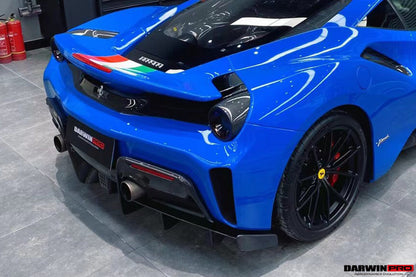 2018-2020 Ferrari 488 Pista Rear Bumper With Upper Shell (Not including Diffuser)