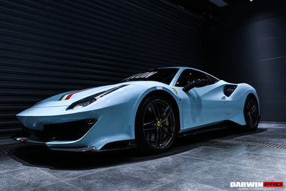 2015-2020 Ferrari 488 GTB | Spider Pista Style Carbon Fiber Side Skirts - DarwinPRO Aerodynamics