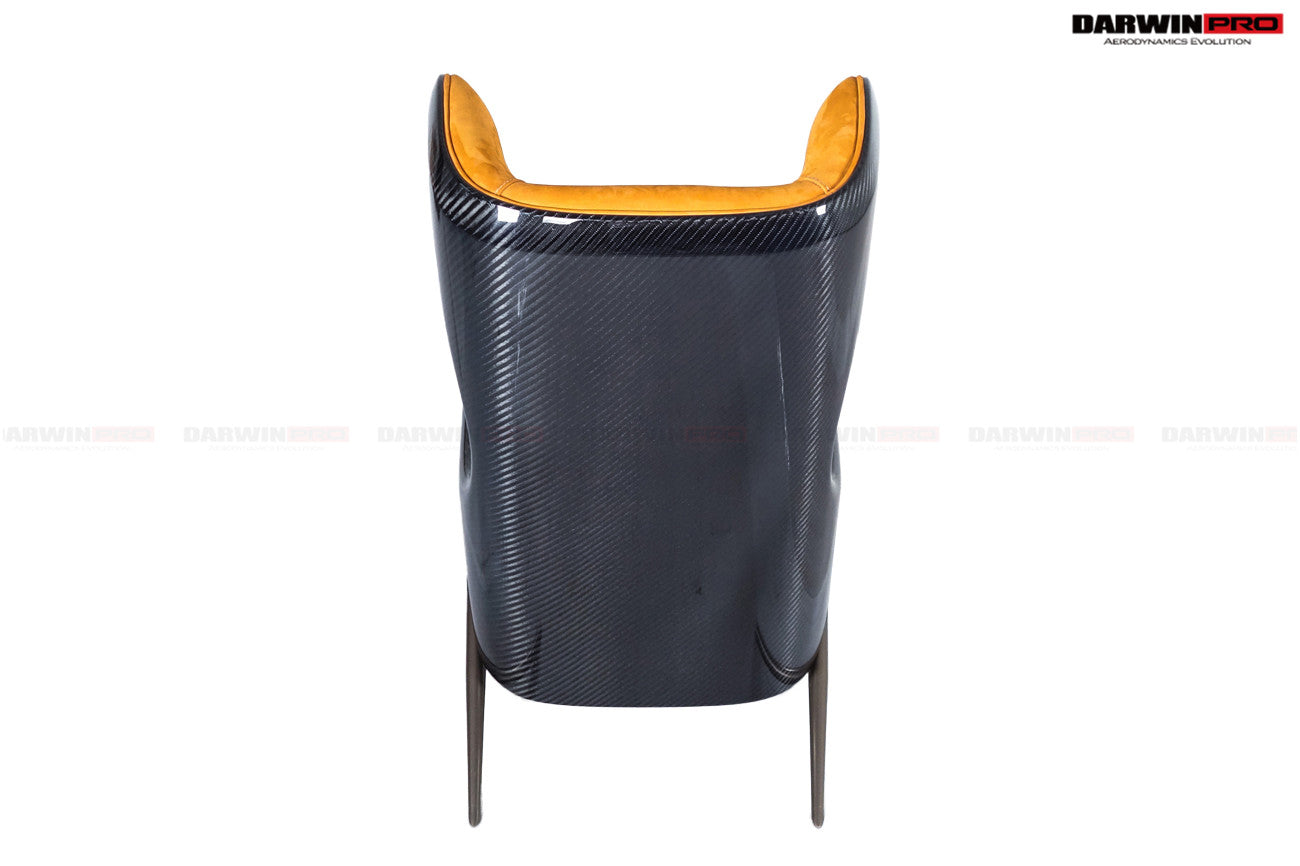 DARWINPRO CARBON FIBER CANYON ORANGE SUEDE LOUNGE CHAIR