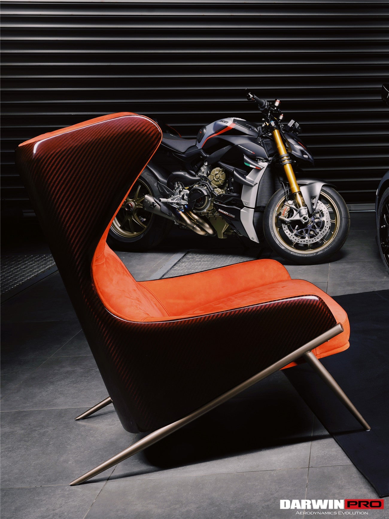 DARWINPRO CARBON FIBER SUEDE LOUNGE CHAIR - DarwinPRO Aerodynamics