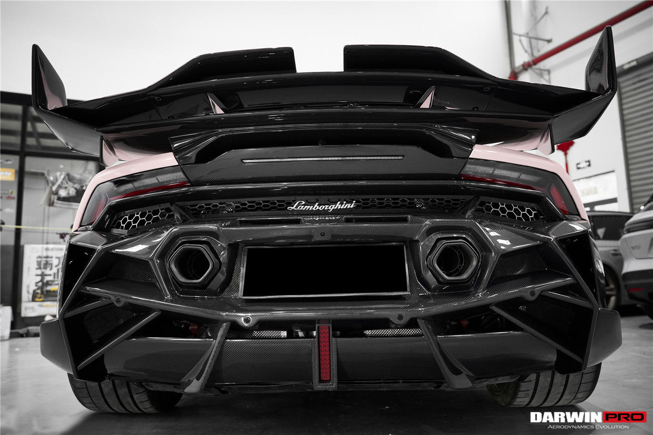 DarwinPRO 2015-2025 Lamborghini Huracan LP610 & LP580 & EVO & Tecnica BKSSII Style Spoiler Wing - DarwinPRO Aerodynamics