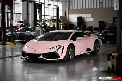 DarwinPRO 2015-2025 Lamborghini Huracan LP610 & LP580 & EVO & Tecnica BKSSII Style Front Bumper - DarwinPRO Aerodynamics