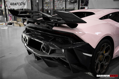 DarwinPRO 2015-2025 Lamborghini Huracan LP610 & LP580 & EVO & Tecnica BKSSII Style Spoiler Wing - DarwinPRO Aerodynamics