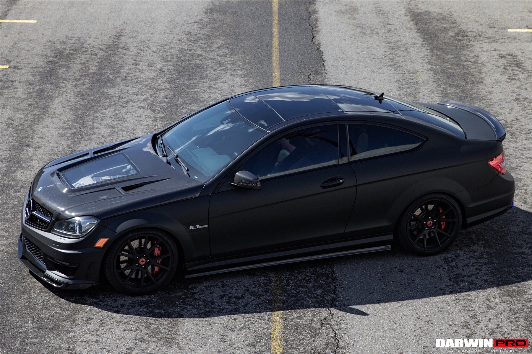 DarwinPro 2012-2014 Mercedes Benz W204 C63 AMG IMP Performance Hood - DarwinPRO Aerodynamics