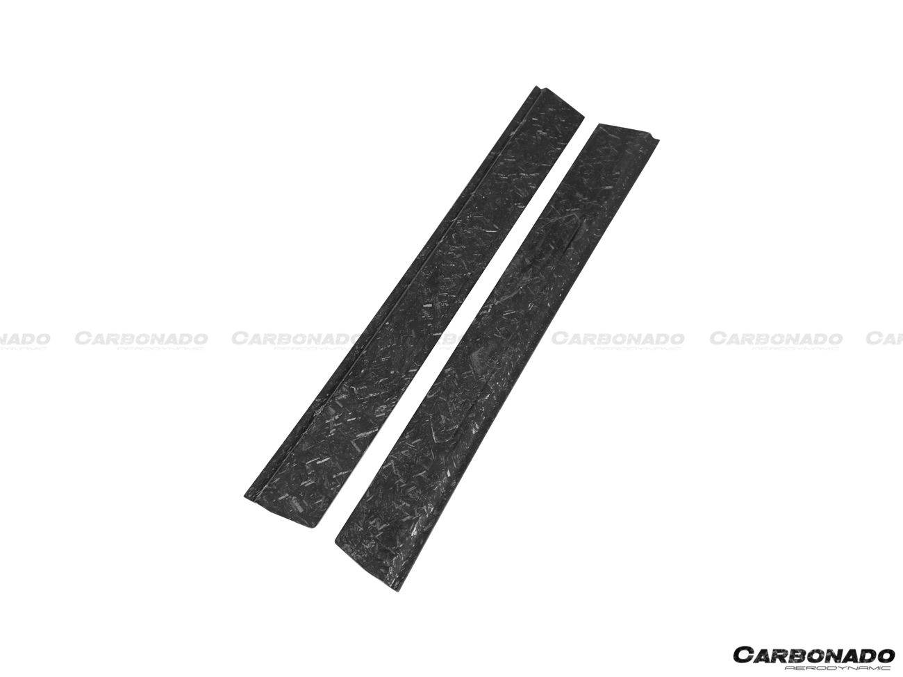 2011-2016 Lamborghini Aventador LP700 Coupe/Roadster OEM Style Carbon Fiber Door Still Plate Caps - Carbonado Aero