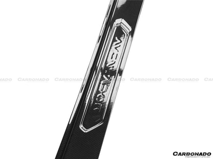 2011-2016 Lamborghini Aventador LP700 Coupe/Roadster OEM Style Carbon Fiber Door Still Plate Caps - Carbonado Aero