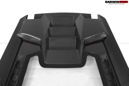 2015-2020 Lamborghini Huracan LP610/LP580 Performante Style Carbon Trunk Spoiler and Engine Hood - DarwinPRO Aerodynamics