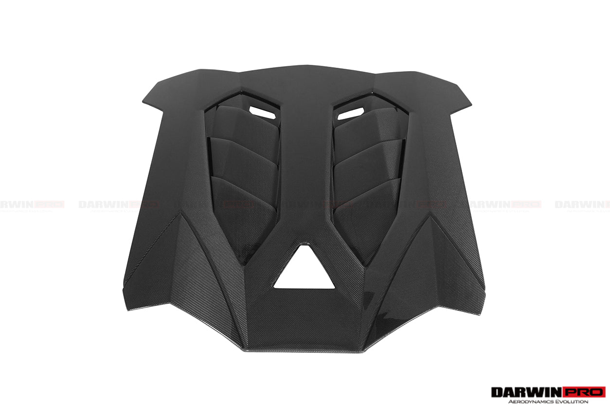 2013-2016 Lamborghini Aventador LP700 Roadster Carbon Fiber Engine Hood - DarwinPRO Aerodynamics