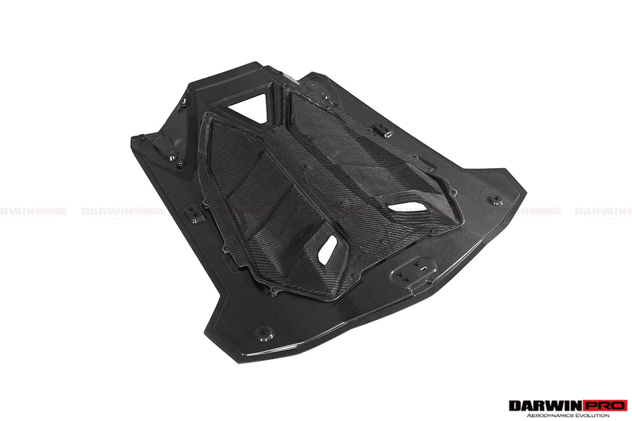2013-2016 Lamborghini Aventador LP700 Roadster Carbon Fiber Engine Hood - DarwinPRO Aerodynamics