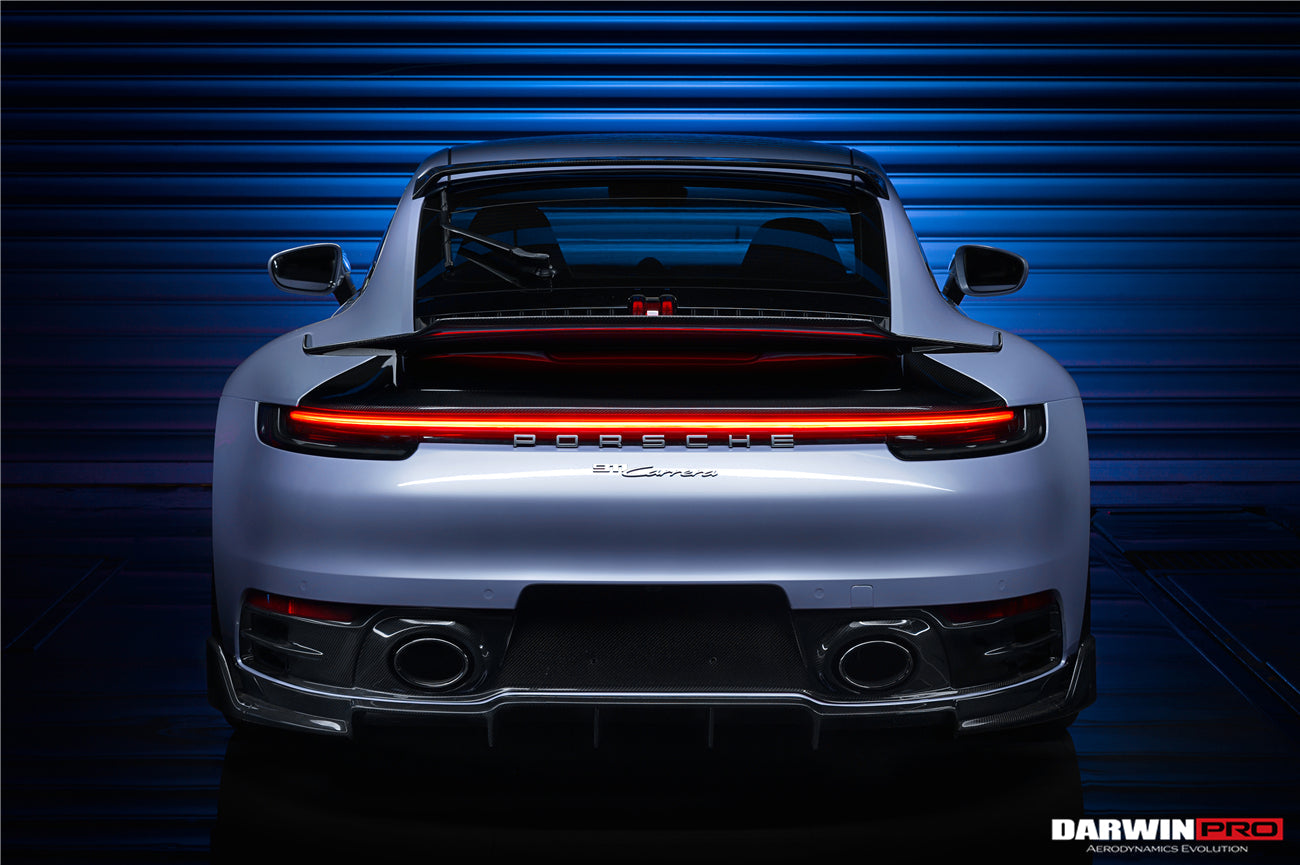2019-2023 Porsche 911 992 Carrera S/4/4S BKSSII Style Trunk Wing - DarwinPRO Aerodynamics