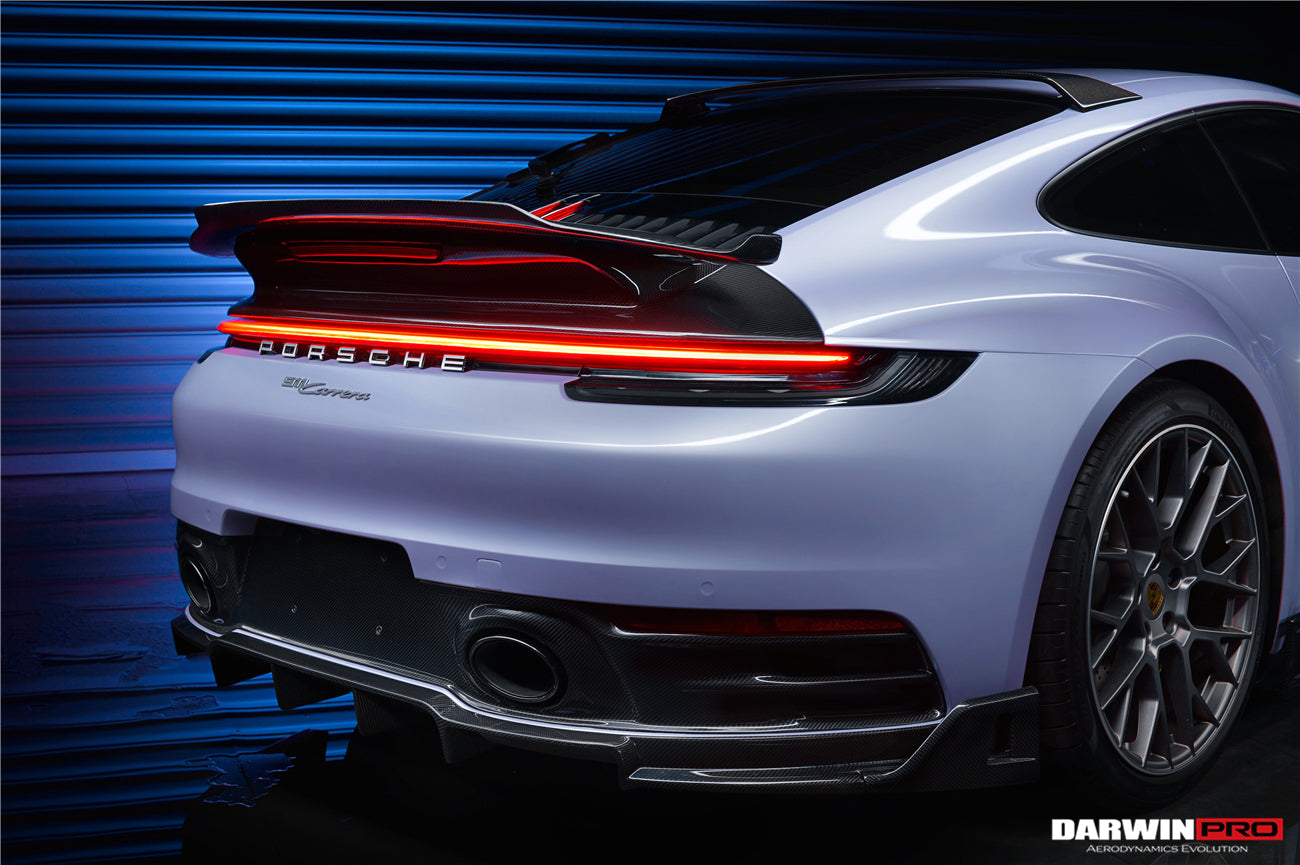 2019-2023 Porsche 911 992 Carrera S/4/4S BKSSII Style Trunk Wing - DarwinPRO Aerodynamics