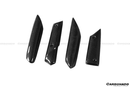 2015-2020 Ferrari 488 GTB Spyder OE Style Carbon Fiber Door Handle Interior - Carbonado Aero